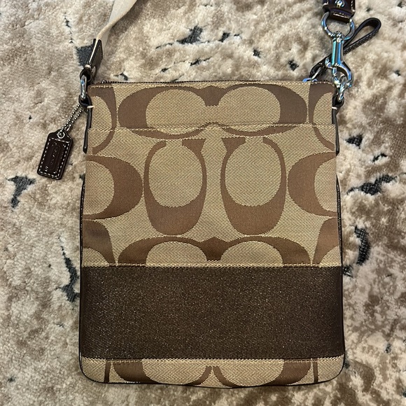 Brown Signature Coach Crossbody - Picture 2 of 10